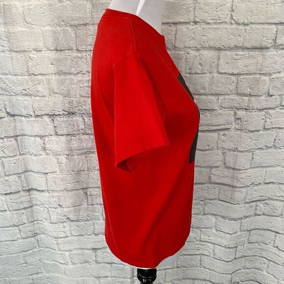 Miley Cyrus Gildan youth L short sleeve Crewneck concert t-shirt red - Picture 4 of 9